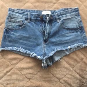 Jean shorts